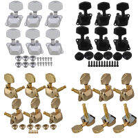 ทองวินเทจปรับแต่งหมุดหัวเครื่อง Semiclosed สำหรับ Sq กีตาร์ฯลฯ