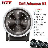 Defi Advance A1 60มม. Defi Gauge Water Temp Gauge เครื่องวัดอุณหภูมิน้ำมัน Turbo Boost Gauge Ext Temp Gauge เครื่องวัดความดันน้ำมัน