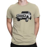 MenS B&amp;W Classic Defender 110 T Shirts Land Rover Suv Cotton Clothes Leisure Short Sleeve Crewneck Tees Gift Idea T-Shirts