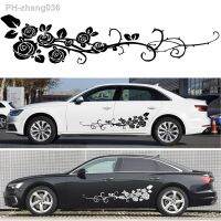 【CC】 Side Door Vinyl Car Sticker Design Floral Pattern Decoration Modified Vine Accessories