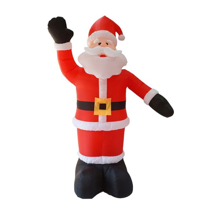 ตุ๊กตาซานตาคลอส-แบบมือโบก-ขนาด-2-4-เมตร-เหมาะกับของขวัญคริสต์มาส-สําหรับตกแต่งสวนกลางแจ้ง