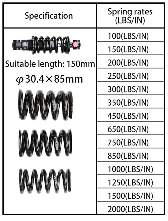 290-291r-and-dnm-dv-22-dv-22ar-scooter-bicycle-rear-shock-absorber-special-spring