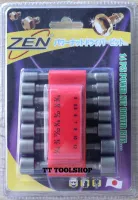 ZEN ลูกบ๊อกสวมเร็ว 14ตัวชุด ขันสกรูใช้กับสว่านไฟฟ้า สินค้าพร้อมส่ง