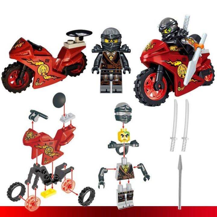 lego-2023-phantom-ninja-minifigure-motorcycle-chinese-building-blocks-puzzle-assembling-toys-villain-boy-lloyd-aug