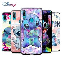 Black Soft Lilo Stitch Cartoon For Huawei P Smart 2021 2020 Z S Mate 40 RS 30 20 20X 10 Pro Plus Lite 2019 Phone Case