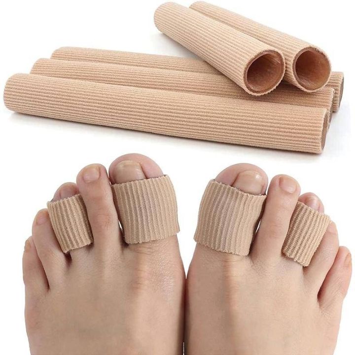 1pcs-cuttable-toe-tubes-sleeves-elastic-fabric-with-silicone-gel-buffer-sleeve-protector-for-bunion-hammer-callus-corn-friction