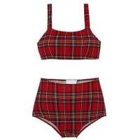 Hot hit 2-piece checkered bikini (with real picture)