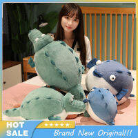 Plushie ตุ๊กตาสัตว์ยัดไส้นุ่มตุ๊กตาผ้ากำมะหยี่จระเข้ปลาปักเป้าการ์ตูนสำหรับตกแต่งบ้านนอนหลับสงบเด็ก