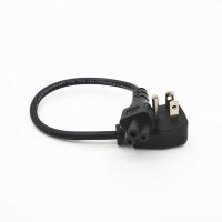 3Pin Flat Plug Power CordNema 5-15P Male to IEC 320 C5 Female Socket Adapter Cable For Notebook