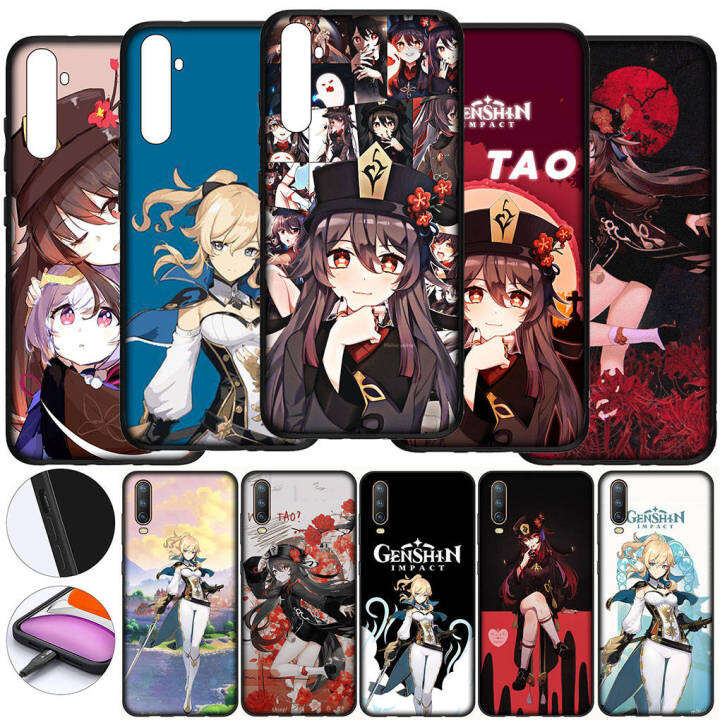 Silicone Soft Phone Case K179 N98 Genshin Impact Jean HuTao Hu Tao ...