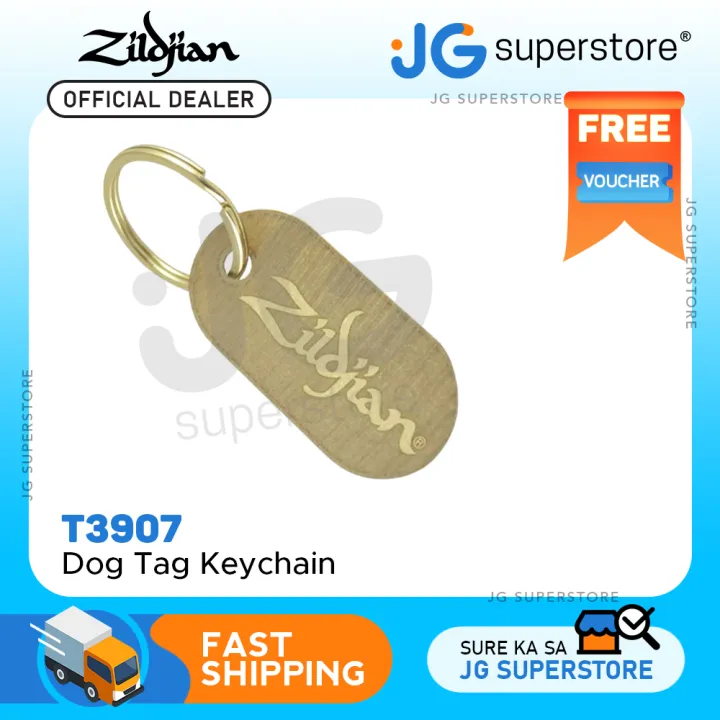 Zildjian T3907 dog tag key ring