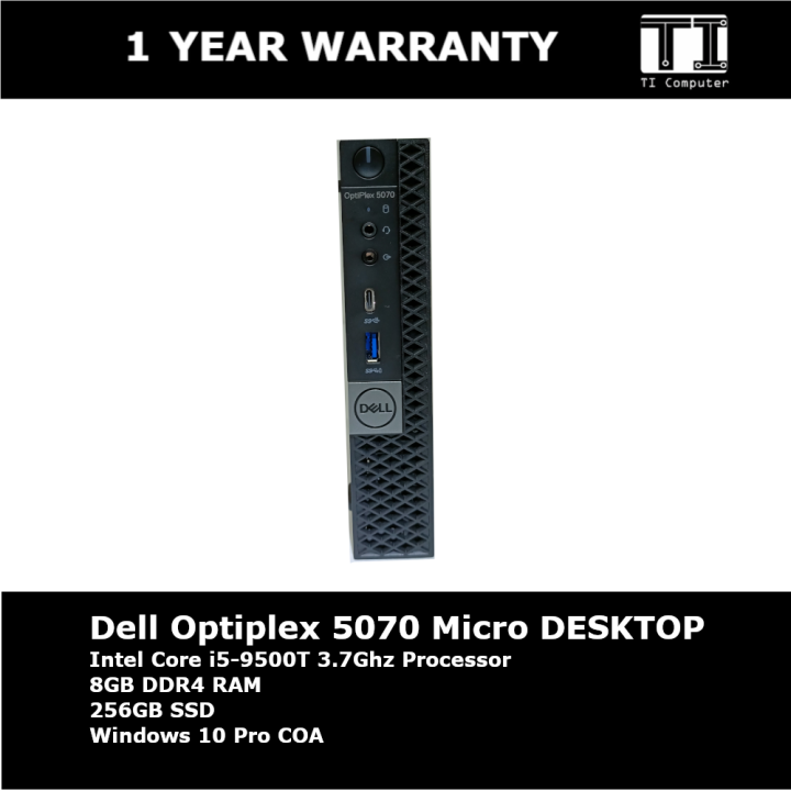 Dell Optiplex 5070 Micro Intel Core i5-9500T 8GB RAM 256GB SSD Desktop PC (Refurbished) | Lazada Dell Optiplex 5070 Micro Intel Core i5-9500T 8GB RAM 256GB SSD Desktop PC (Refurbished) | Lazada