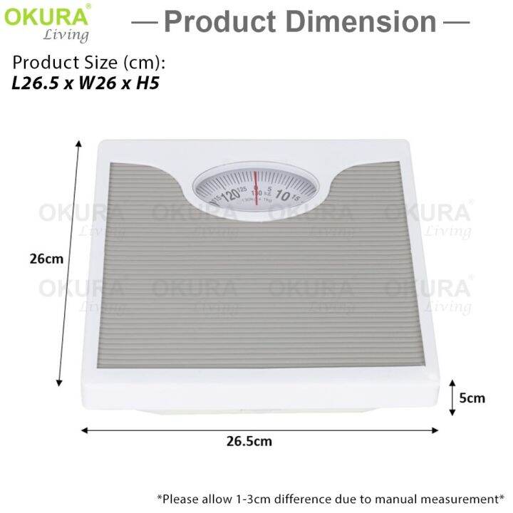 SPECIAL PROMO !!! OKURA Transparency Digital / Mechanical Weighing