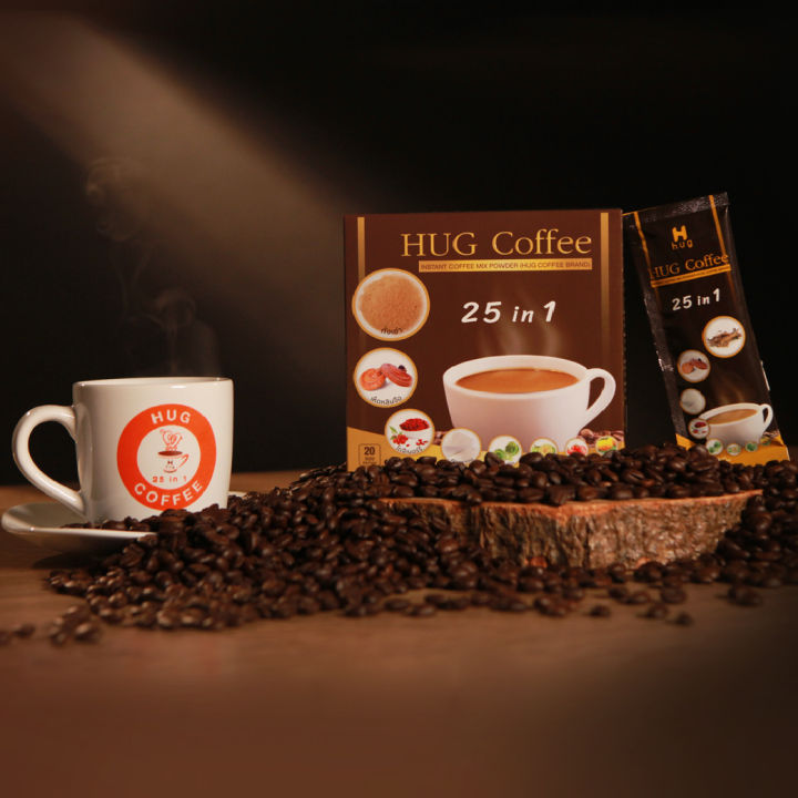 hug-coffee-25-in-1-กาแฟเพื่อสุขภาพปรุงสำเร็จ-สมุนไพร-ควบคุมน้ำหนัก-ปรับสมดุลการขับถ่าย-บำรุงกระดูก-และข้อต่อ-บำรุงผิวพรรณ-6-กล่อง-by-ดีลเด็ด