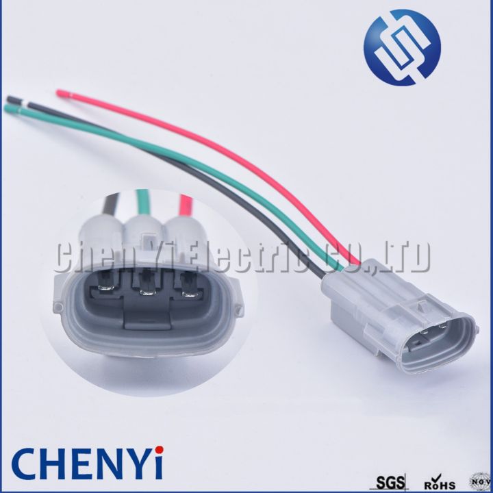Special Offers 3 Pin 090 TS Alternator Lead Repair 3 Wire &amp; Plug Denso Regulator Harness Plug 6189-0443 90980-11349 For Toyota Suzuki Nissan