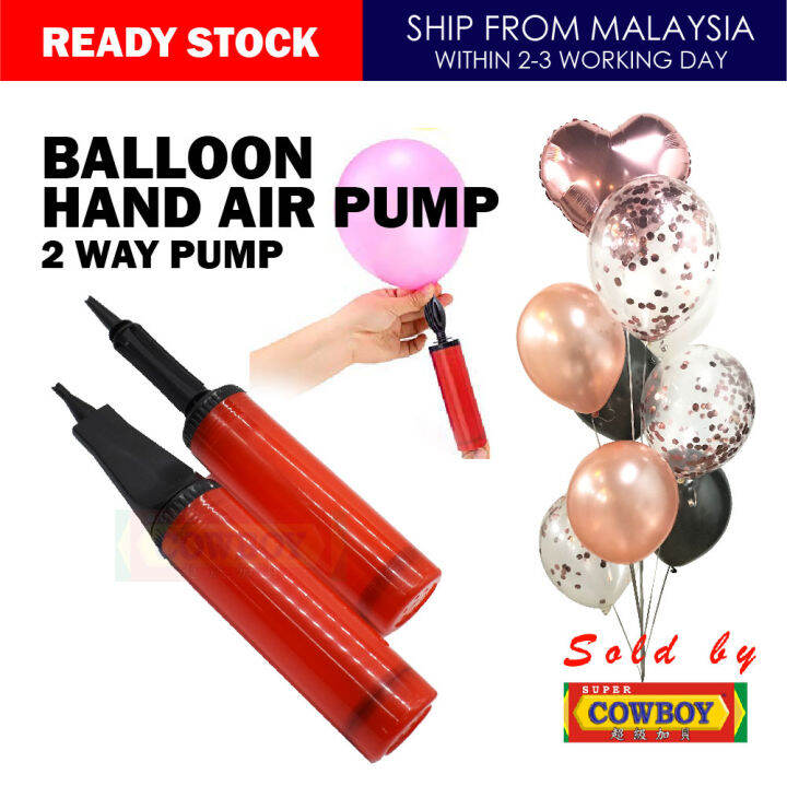 Balloon Hand Air Pump 2 Way Pump Electric Pump Pam Tangan Belon Lazada 9206