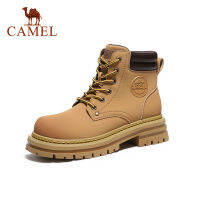 Cameljeans กางเกงยีนส์ผู้หญิง,รองเท้าบูทสั้นลำลองกลางแจ้งรองเท้าบูทฤดูใบไม้ร่วงเครื่องมือ