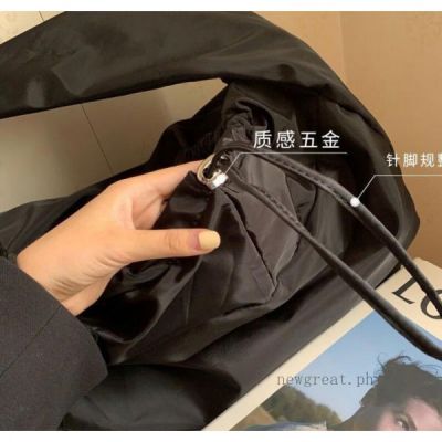 Messenger Bag Korean Style Canvas Bag Womens Large Capacity Nylon Versatile Student Underarm Bag Crossbody Bag