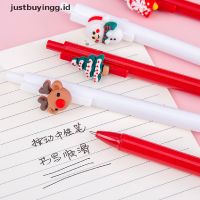 () 5pcs Set Pen Gel Tinta Motif Natal Untuk Stationery Sekolah Hadiah Anak