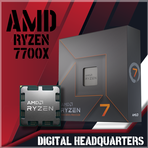 AMD Ryzen 7 7700X 7700 5700X 8Cores 16Threads AM5 Zen4 PCIE5.0 APU CPU ...