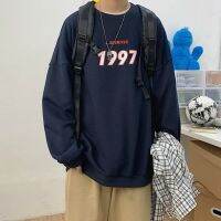 HOT14★Privathinker ผู้ชายขนาดใหญ่ Hoodies ขนแกะเสื้อลำลอง Harajuku 1997พิมพ์ผู้ชาย Hoodies ผู้หญิงเกาหลี Pullovers