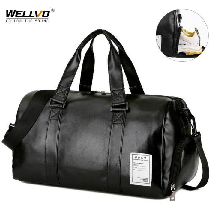 travel-bag-carry-on-luggage-duffel-bags-large-pu-leather-tote-belt-weekend-crossbody-bag-overnight-solid-sac-de-voyage-xa88wc