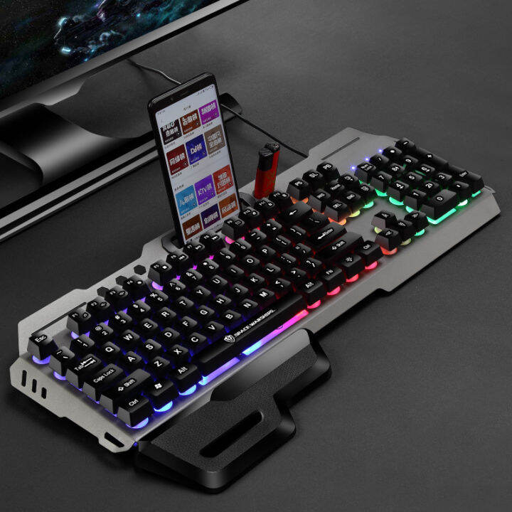 Aigo Gaming Keyboard and Mouse Set ESports Machinery Feel Wired and