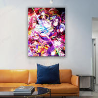 Anime Poster Wall Art NO GAME NO LIFE Poster Collection Manga Poster Room Decor Gift Suitable For Decorating Home