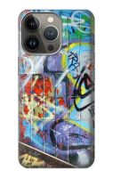 เคสมือถือ iPhone 13 Pro Max ลายศิลปะบนกำแพง Wall Graffiti Case For iPhone 13 Pro Max