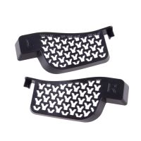 ✙☼◕ 2Pcs Car Black ABS Front Engine Hood Water Channel Anti-Plug Anti-Clogging Net Fit for Tesla Model Y 2020 2021 Fast Draining