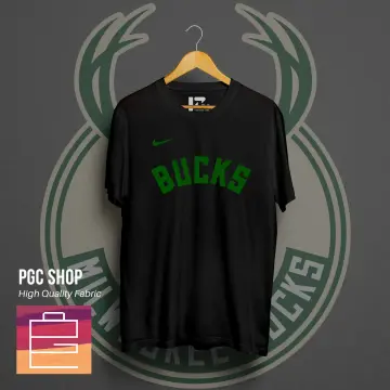 Nike Logo Milwaukee Bucks Shirt - High-Quality Printed Brand