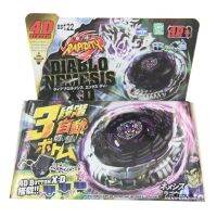 Toupie B-X Burst Beyblade Tol ชุดสตาร์เตอร์ดาวฟิวชั่นโลหะ Diabl Nemesis X:D BB-122 Fury 4D พร้อมตัวปล่อย