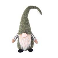 การตกแต่งคริสมาสต์แบบนอร์ดิกทำด้วยมือ Swedish Tomte โงะสแกนดิเนเวียเครื่องประดับโต๊ะซานต้าเอลฟ์ของตกแต่งวันหยุด