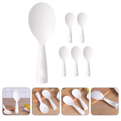 ☍♟❁ Rice Spoon Safe Paddle Kitchen Scooper Wear-resistant Compact Spatula Accessory Convenient Reusable