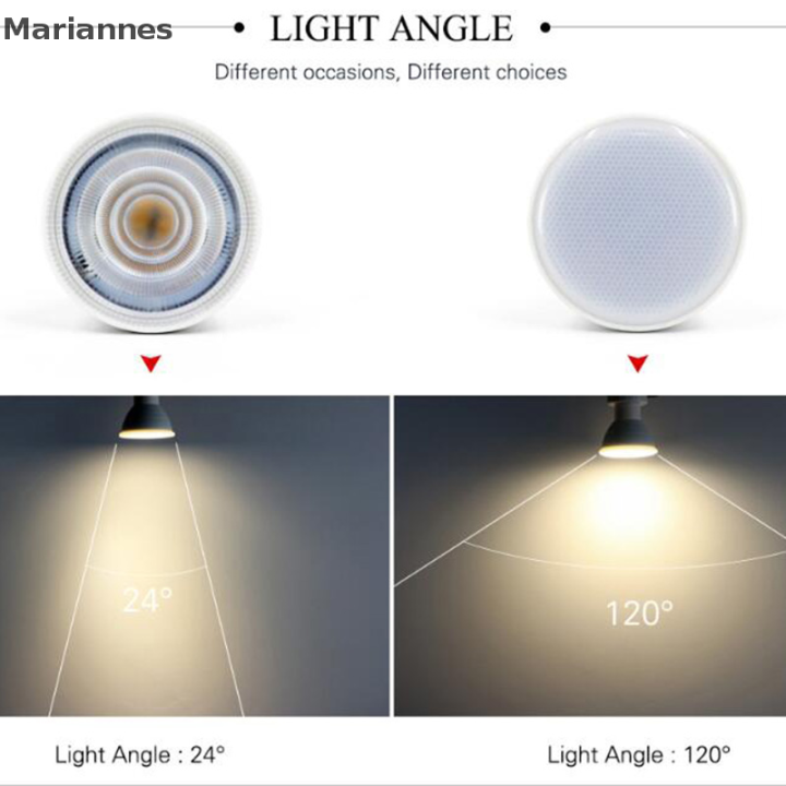 mariannes-gu10หรี่แสงได้สปอตไลท์ไฟ-led-หลอดไฟ-mr16-6w-220v-ไฟดาวน์ไลท์หลอดไฟสีขาว