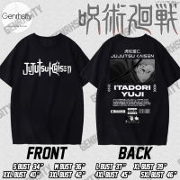 เสื้อยูจิ Jujutsu Kaisen เสื้อยืดผู้ชาย Itadori Yuji อนิเมะ Cotton Casual Tops S-5XL