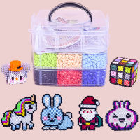 Perler ลูกปัด5มิลลิเมตรสามชั้นชุดเด็กการค้าต่างประเทศของเล่น Hama การศึกษาฟิวส์ลูกปัดอุปกรณ์เสริม