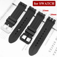 （A New Well Sell ） 23mm Rubber Watchband Replacement for SWATCH Wacth Bracelet Silicone Wristband Men 39;s Watch Accessories Strap