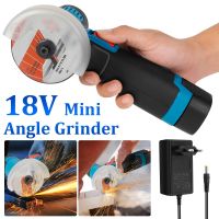 【LZ】№  Mini Angle Grinder 18V 9000rpm Professional  Belt Sander Machine 1pcs Battery and 2 Discs Lijadoras Para Madera Power Tools