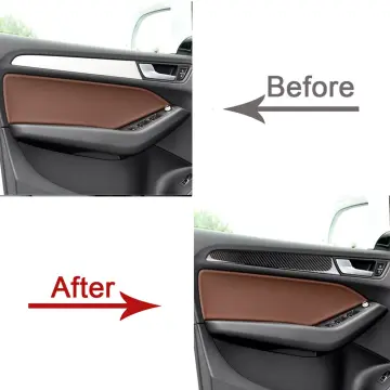 For Audi Q7 Q8 Carbon Style Interior Accessories Kit Set Cover Trim  2020-2022 | eBay