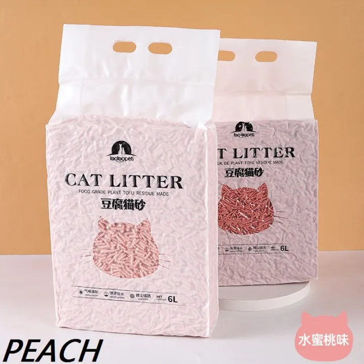 Cat Litters 6L Food Grade Plant Tofu Residue Made Cat Sand Toilet