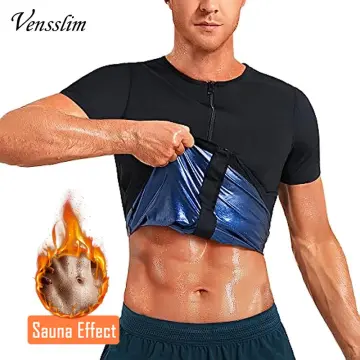 LAZAWG Men Sauna Suit Heat Trapping Shapewear Sweat Body Shaper