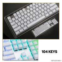 104 ชิ้นโปร่งแสงฝาครอบคีย์บอร์ด Keycaps สำหรับคีย์บอร์ดเปลี่ยนคีย์บอร์ดหมวก-ccry73413