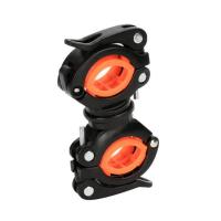 RMH5Y ° Rotatable Flashlight Lamp Holder Adjustable Light Bracket Anti-skid Flashlight Lamp Holder Bicycle Accessories