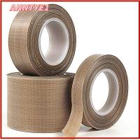 ANNTYE1 10m/Roll ไฟฟ้า สารหน่วงไฟ ทนต่อการสึกหรอ เครื่องดูดสูญญากาศ เทป PTFE เครื่องปิดผนึกกาว ผ้าเทปผ้า ทนต่ออุณหภูมิสูง