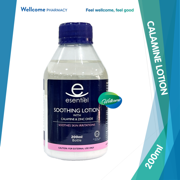 Esentiel Soothing Lotion with Calamine & Zinc Oxide 200ml Lazada