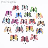 40PCS Home Wedding Decoration Bridal Accessories Clearance Fridge Sticker 3D Plastic Butterfly Needlework Ornamental Flowerpot