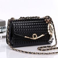 ◑◆ Han edition fashion handbags women 2022 new tide ling chain pearl pendant bread womens single shoulder bag