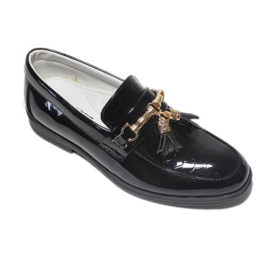 ใหม่รองเท้าเด็กชายรอบ Toe Tasseled Casual Slip On Loafers เด็กสมาร์ทสเปนหน้า Boy ชุดแต่งงานอย่างเป็นทางการ Soft Ruer Sole Flats