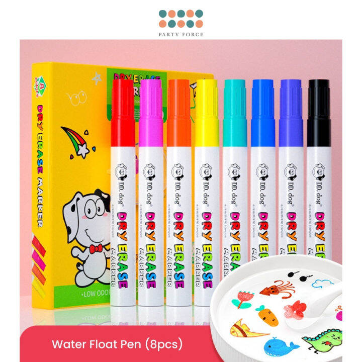 Floating Markers Water float pen whiteboard for kids children colour